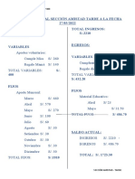 Balance General Sección Amistad Tarde A La Fecha 27