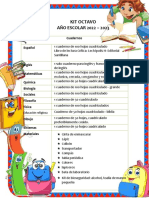Kit Escolar Octavo 20221