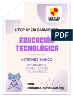 EDUCACIÓN TECNOLÓGICA - Módulo 5. Internet Básico