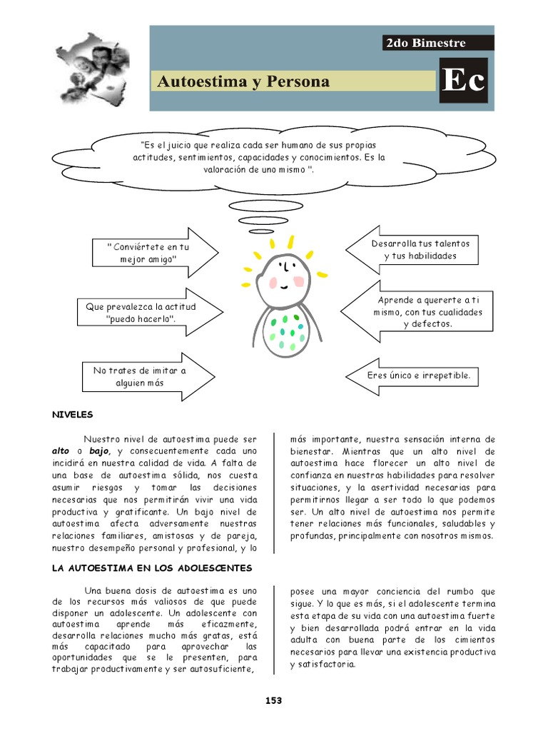 Autoestima en Adolescentes: Clave Vital | PDF | Autoestima | Ciencia ...