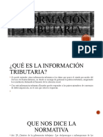 Información Tributaria