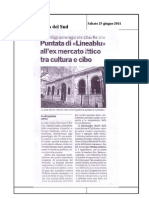 25.06.2011 - Puntata Di Linea Blu All Ex Mercato Ittico Tra Cultura e Cibo