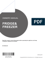 Fridge& Freezer: Owner'S Manual