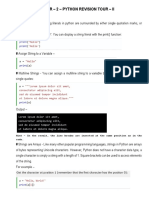 Chapter - 2 - Python Revision Tour - Ii
