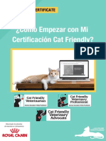 Spanish Cat Friendly Certificate Tutorial RoyalCanin