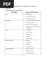 Lesson 4.2 Implementing A Curriculum Daily in The Classrooms