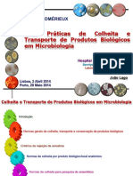 1- Biomerieux - Colheita e Transporte Prod.biol. Microbiologia - 29.05.2014