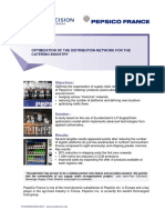 Optimization of The Distribution Network For The Catering Industry - PEPSICO