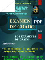 Exámenes de Grado 2022