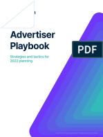 Advertiser Playbook: Strategies and Tactics For 2022 Planning