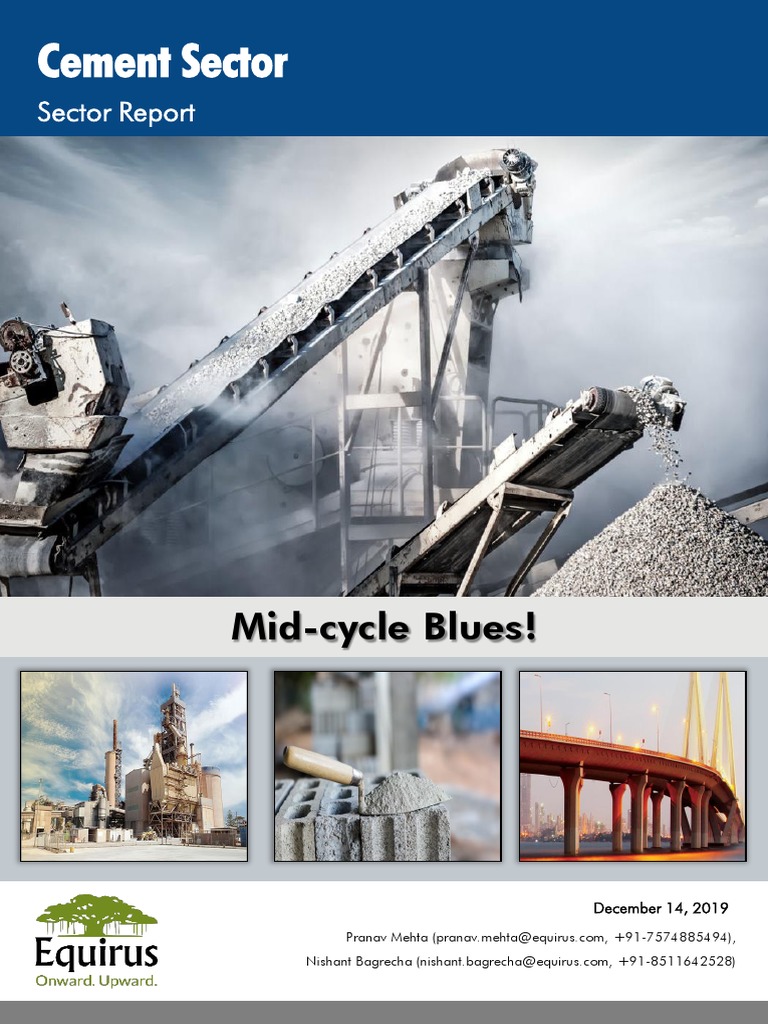 Equirus-IC-Cement Sector | PDF | Economies | Economics