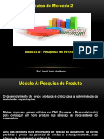 Pesquisa de Mercado e Teste de Produto