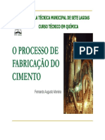 Processo fabricação cimento