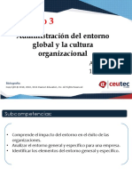 Cap. 3 - La Administración Del Entorno Global y La Cultura Organizacional