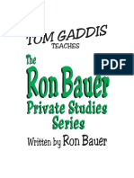 Tom Gaddis Teaches Ron Bauer LIVE