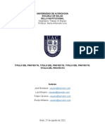 Nueva Plantilla de Proyecto Avance 1