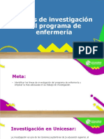 Lineas de Investigacion Programa de Enfermeria