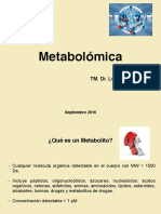 Metabolómica: Introducción a los metabolitos y la técnica
