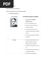 Use The Following Chart.: Personal Details He Was Born in APURIMAC (Andahuaylas)