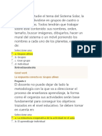 Evaluación 3 y 4 de Catedra Segundo Bimestre