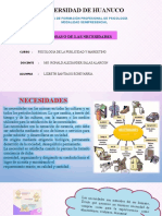 Necesidades humanas según Maslow y análisis del mercado peruano