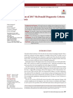 Clinical Application of 2017 McDonald Diagnostic C