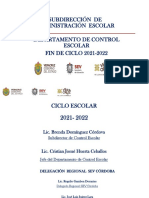 Fin de Ciclo Escolar (2021-2022) , Nivel Secundaria