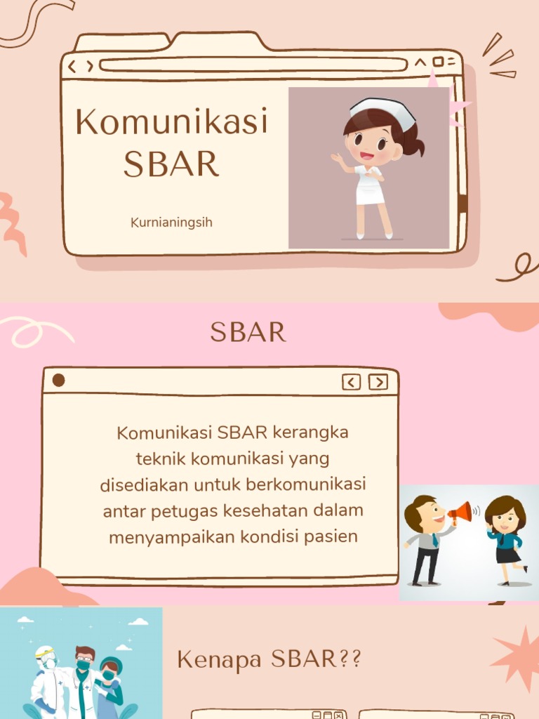 Teknik Komunikasi SBAR dalam Keperawatan | PDF | Pengembangan Diri ...
