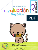 Evaluación diagnóstica preescolar 4-5 años ciclo 2021-2022