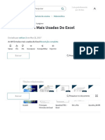 As 68 Fórmulas Mais Usadas Do Excel - PDF - Microsoft Excel - Média