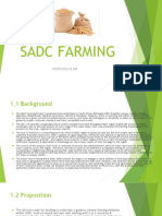 SADC FARMING PROPOSED PLAN FUNDING REQUEST