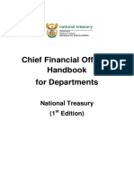 Chief Financial Officers Handbook - Departments