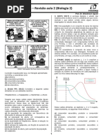 02 Lista de Exercícios - Revisão Aula 2 (Bio 2)