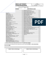 FR-030 Check List Robot Shocretero