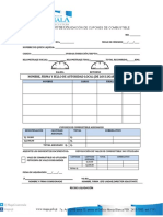 Formatos para Combustible Liquidación