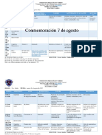 PLAN DE CLASES Semanal 8 Al 12 de Agosto