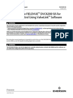 Configuring The Fieldvue Dvc6200 Sis For Throttling Control Using Valvelink Software