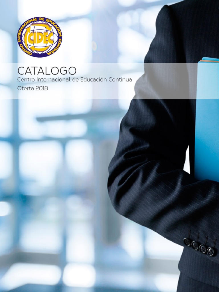 Catálogo 2018 del CIDEC | PDF | Licenciatura | Universidad