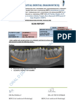 Oral-D) 3D Digital Dental Diagnostics) : Scan Report