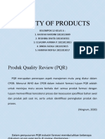 Quality of Products - Kelompok 12