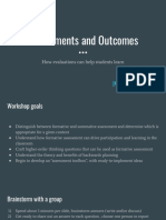 Assessments and Outcomes