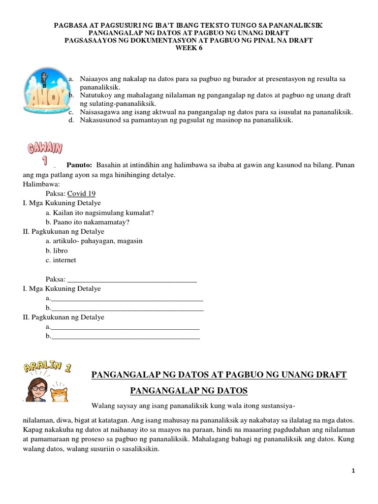 Pagbasa Q4 Week 6 Pdf