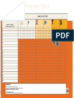 Progress Chart: Students Activity Sheet