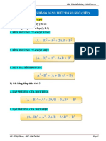 (LOP 8) BG B4 Hằng Đẳng Thức (Tiếp)