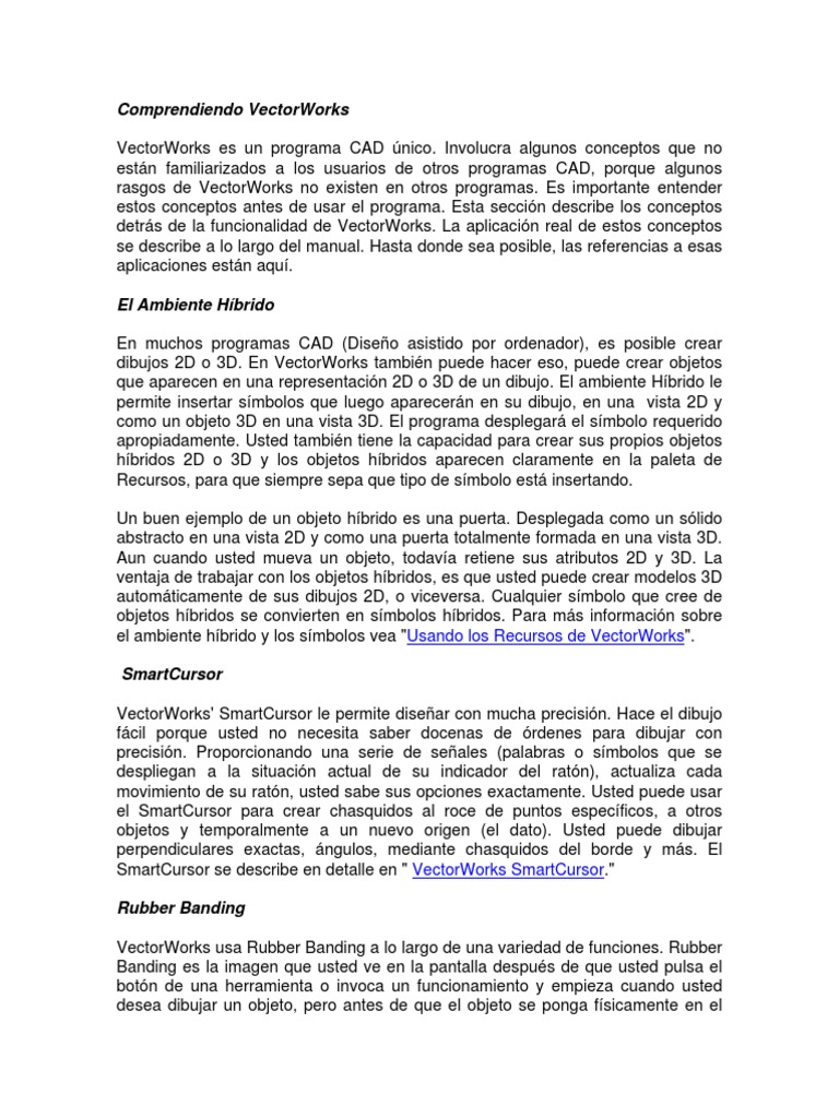 Manual de VectorWorks PDF Archivo de computadora Ventana