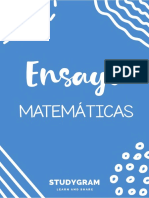 Ensayo Matematicas PTU Studygram