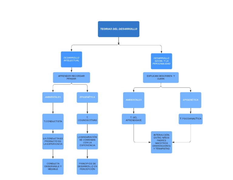 Mapa Conceptual TEORIAS DEL APRENDISAJE | PDF