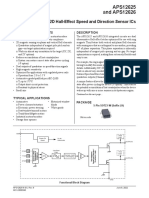 2D Hall-Effect Speed and Direction Sensor Ics: Features and Benefits Description