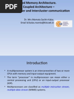 Loosely Coupled Architecture-Kmap, Intercluster and Intracluster Communication