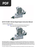 Saito FA-40 Manual | PDF